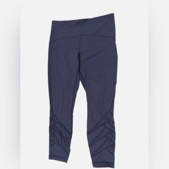 Lululemon Navy Blue High-Waisted Leggings - Picture 1 of 4